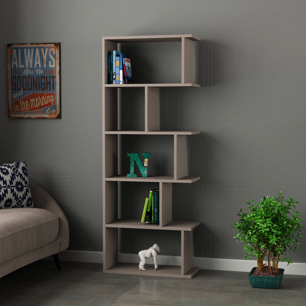 Decortie Tapi Modern Bookcase Display Unit Tall 159cm