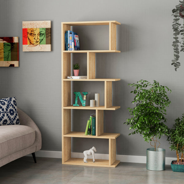 Decortie Tapi Modern Bookcase Display Unit Tall 159cm