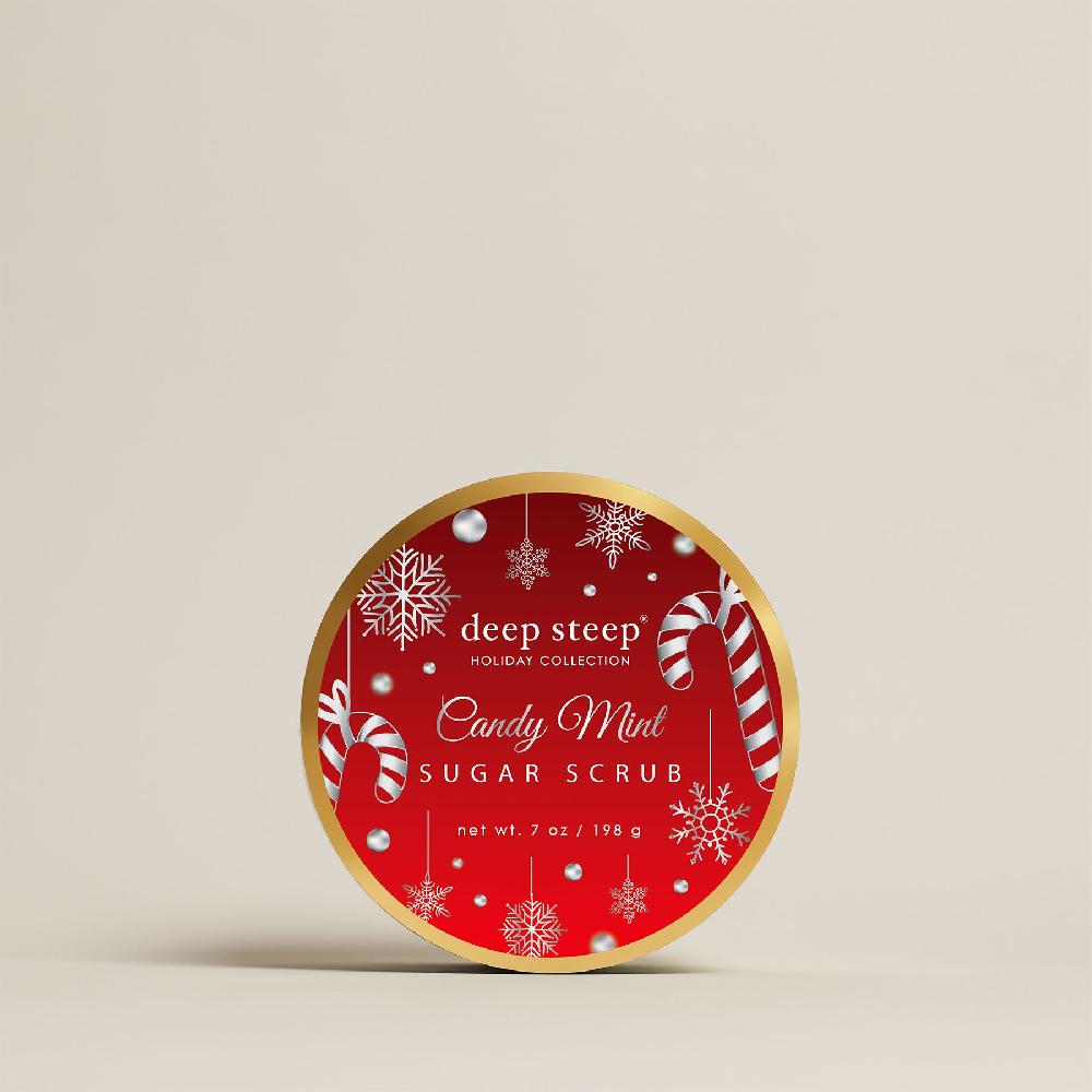 deep steep Candy Mint Holiday Sugar Scrub