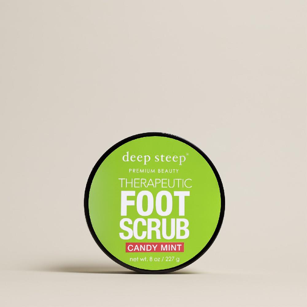 deep steep Candy Mint Therapeutic Foot Scrub