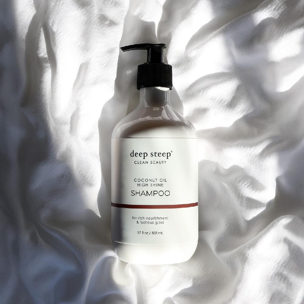 Deep Steep Coconut Oil High Shine Shampoo