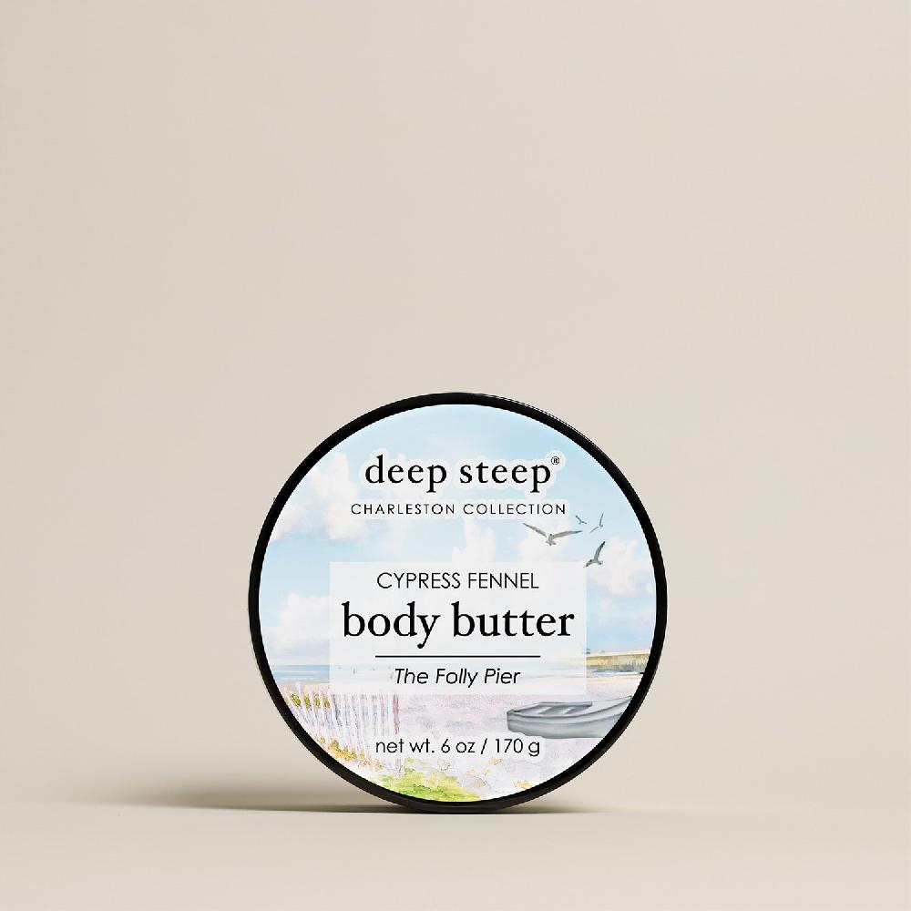 deep steep Cypress Fennel Body Butter
