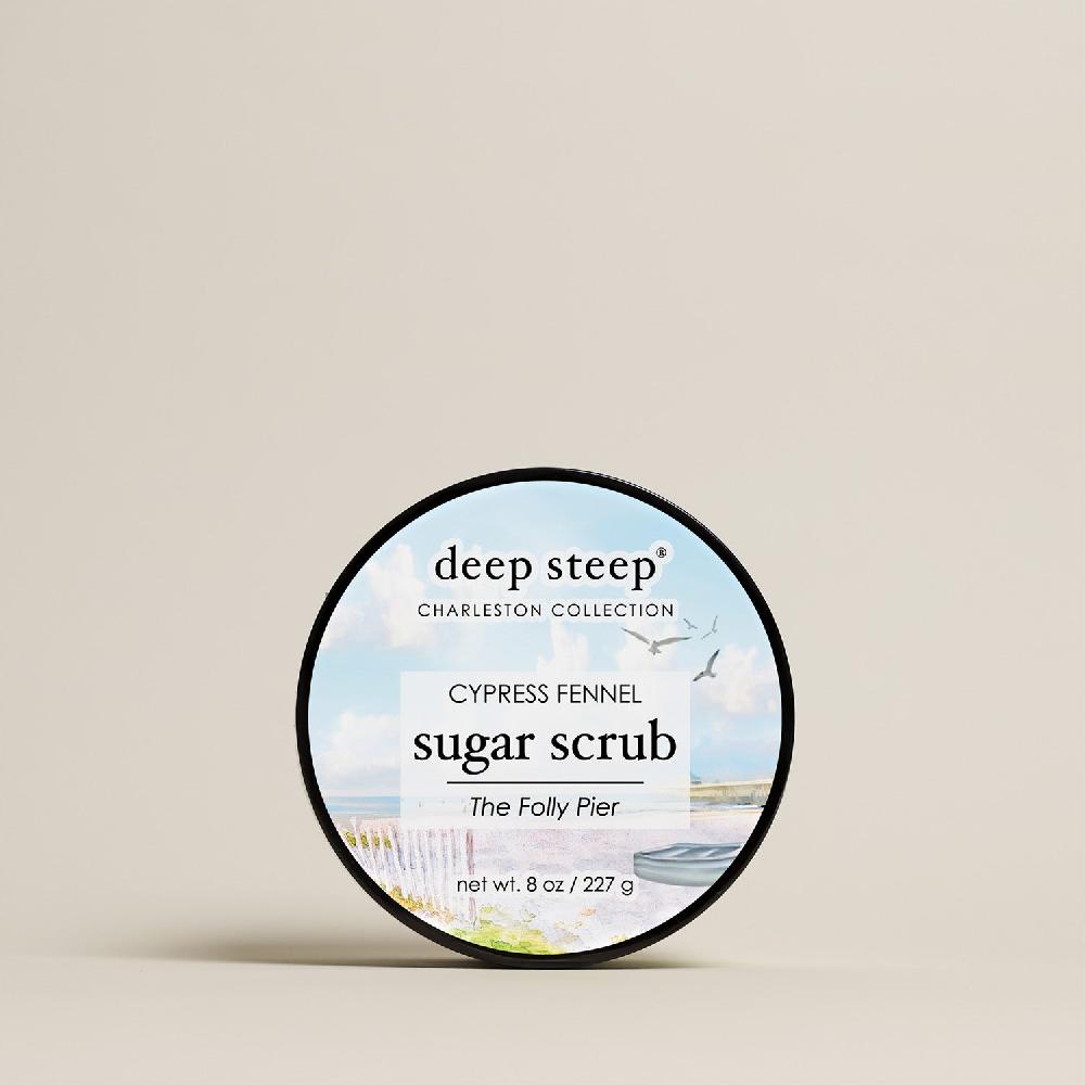 deep steep Cypress Fennel Sugar Scrub