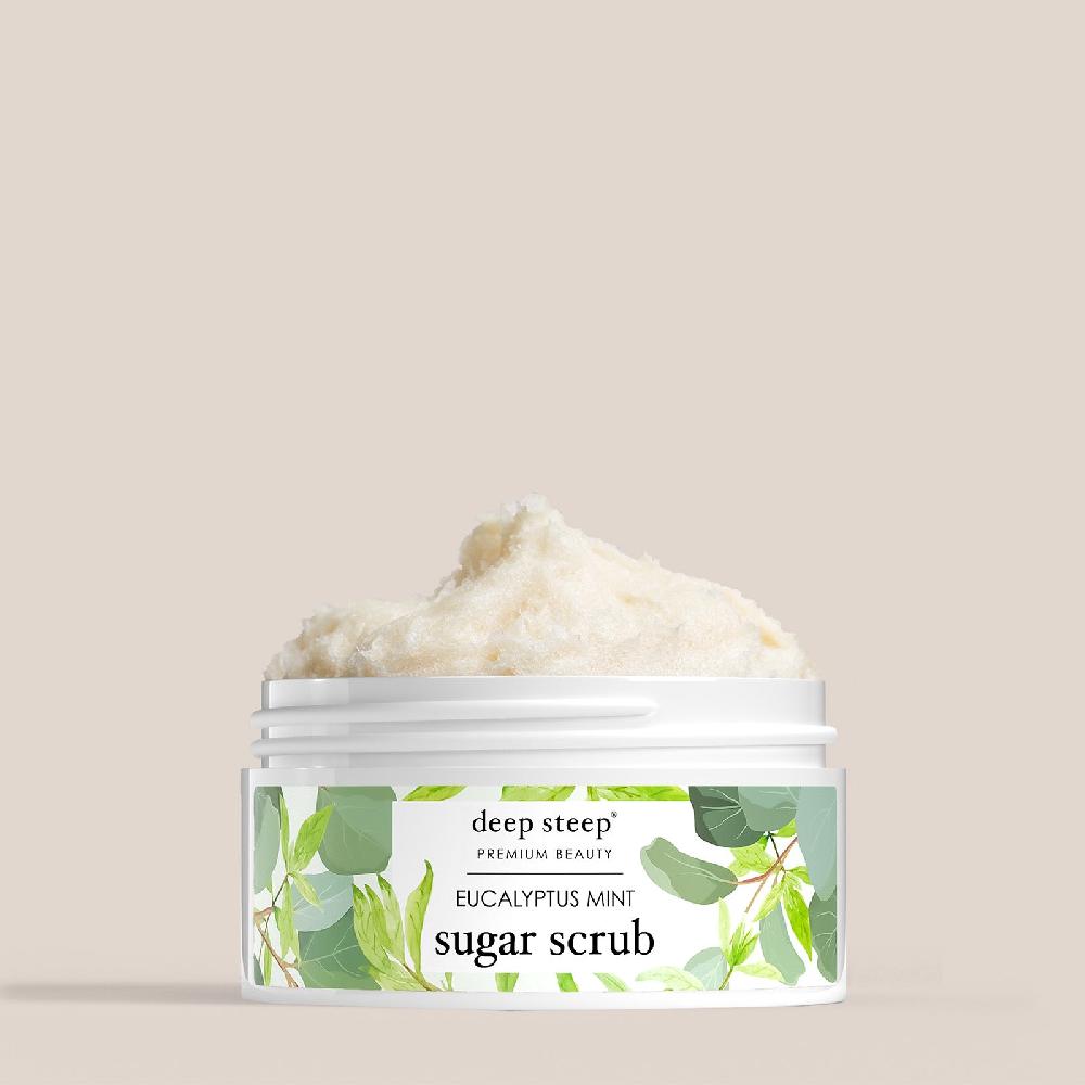 deep steep Eucalyptus Mint Sugar Scrub