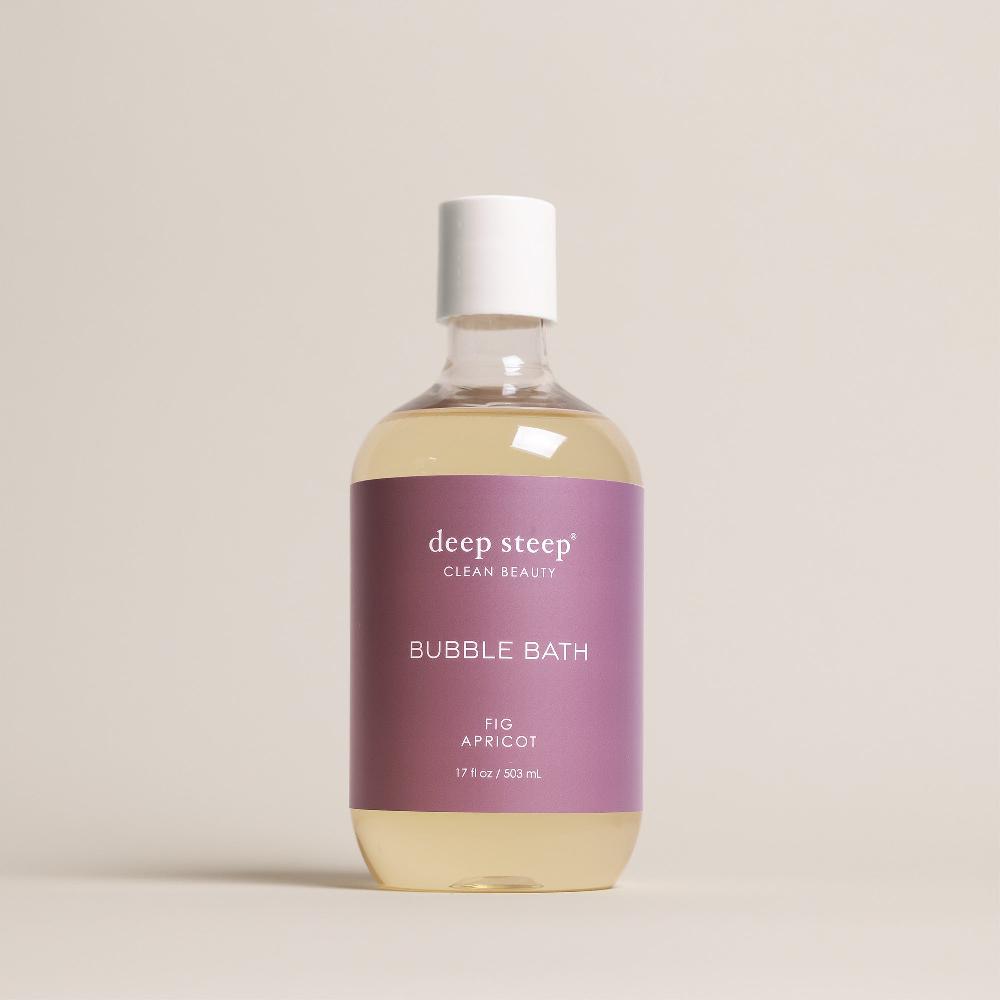 deep steep Fig Apricot Bubble Bath