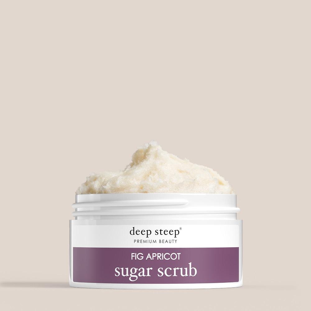 deep steep Fig Apricot Sugar Scrub