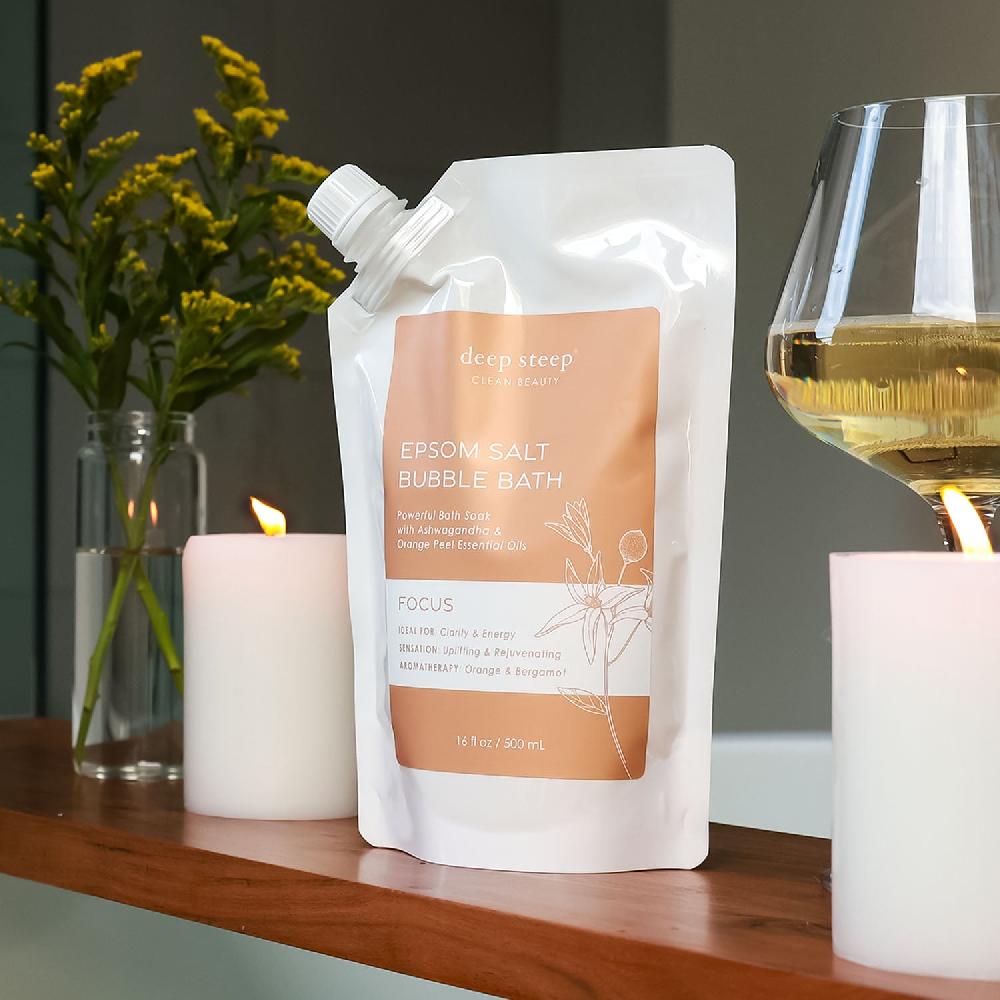 Deep Steep Focus Epsom Salt Bubble Bath