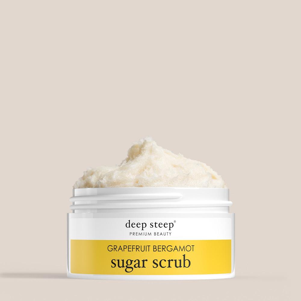 deep steep Grapefruit Bergamot Sugar Scrub