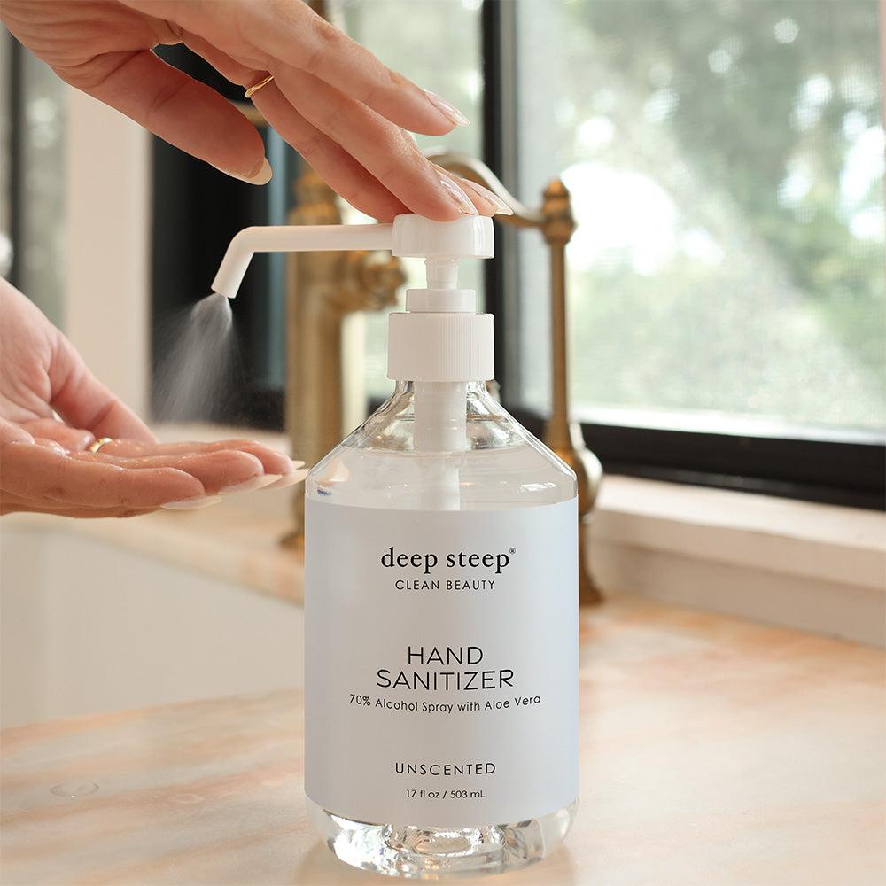 Deep Steep Hand Sanitizer Spray - Fragrance Free