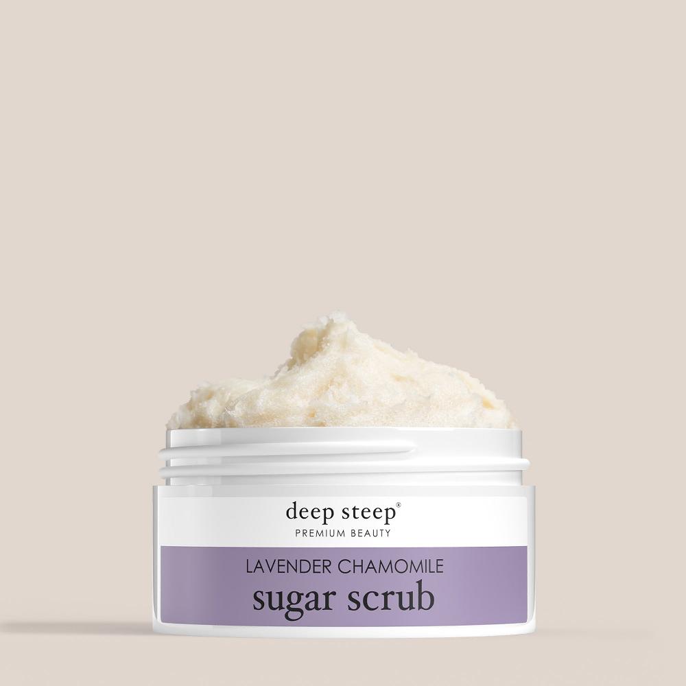 deep steep Lavender Chamomile Sugar Scrub