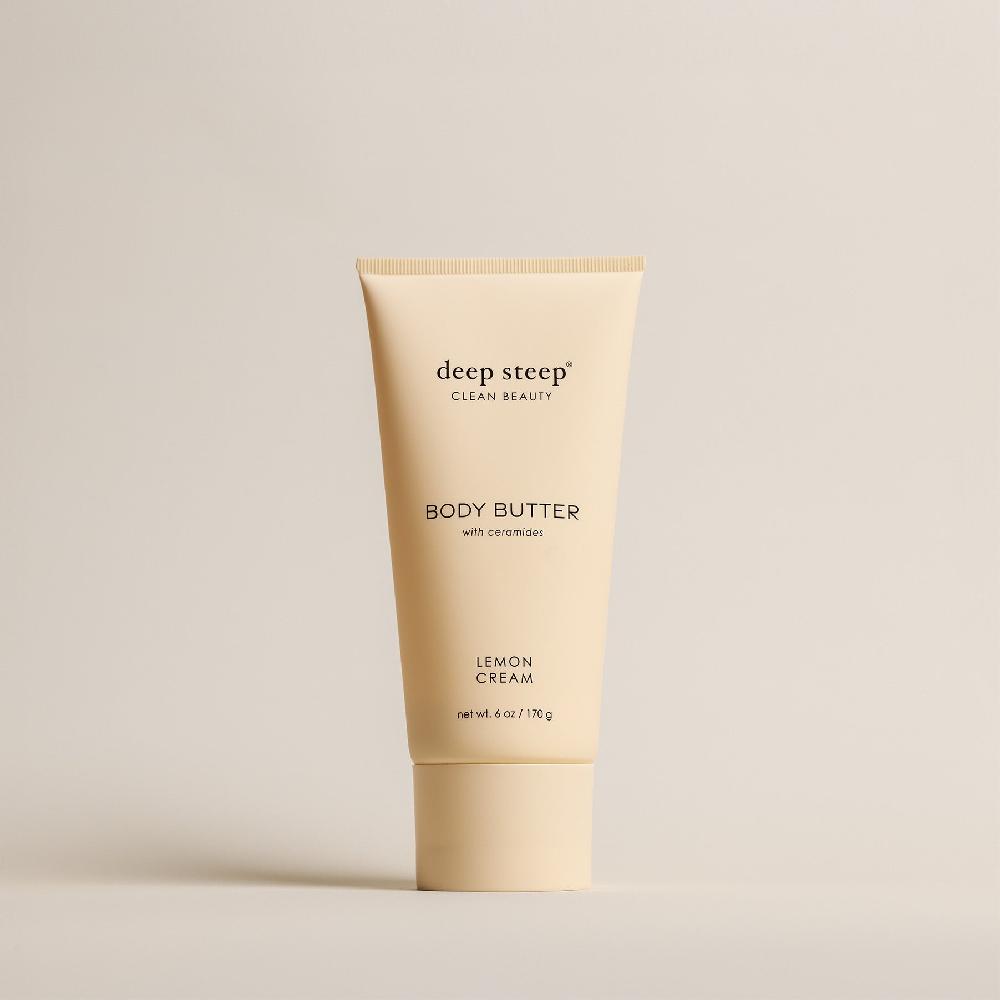 deep steep Lemon Cream Body Butter