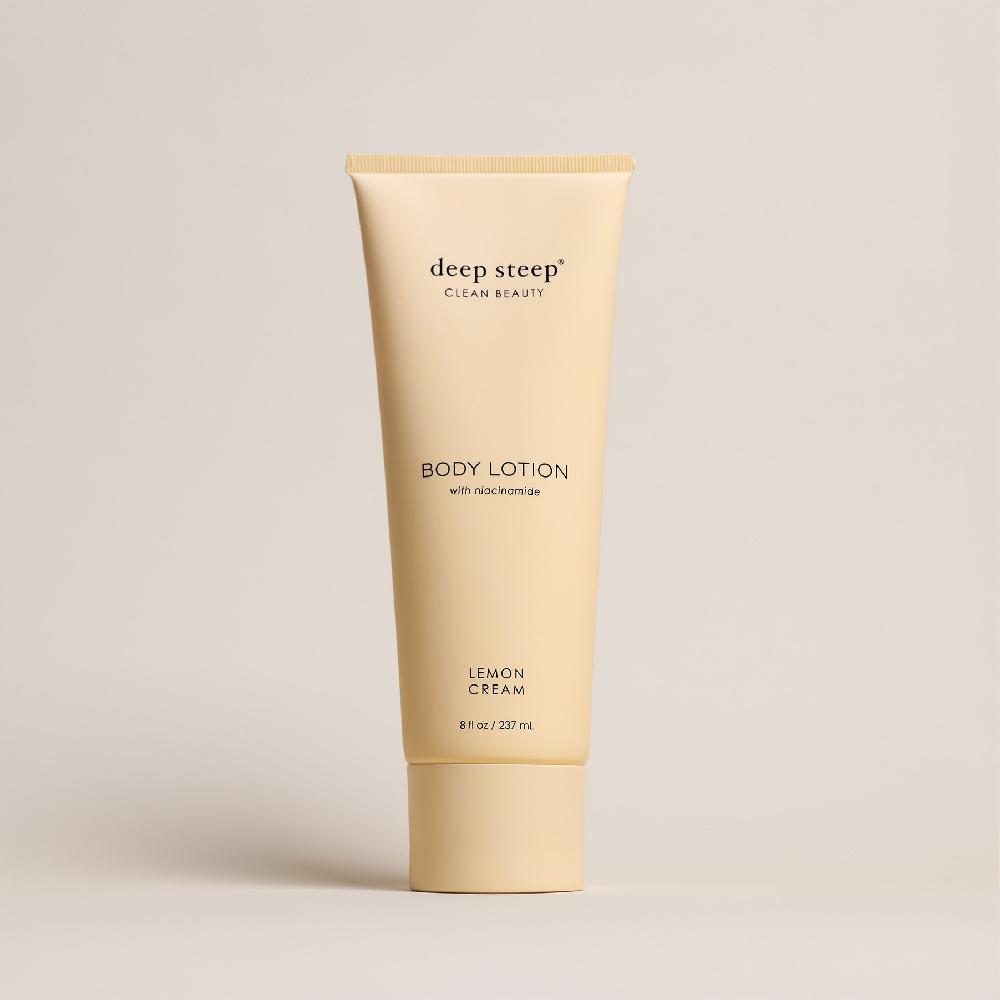 deep steep Lemon Cream Body Lotion