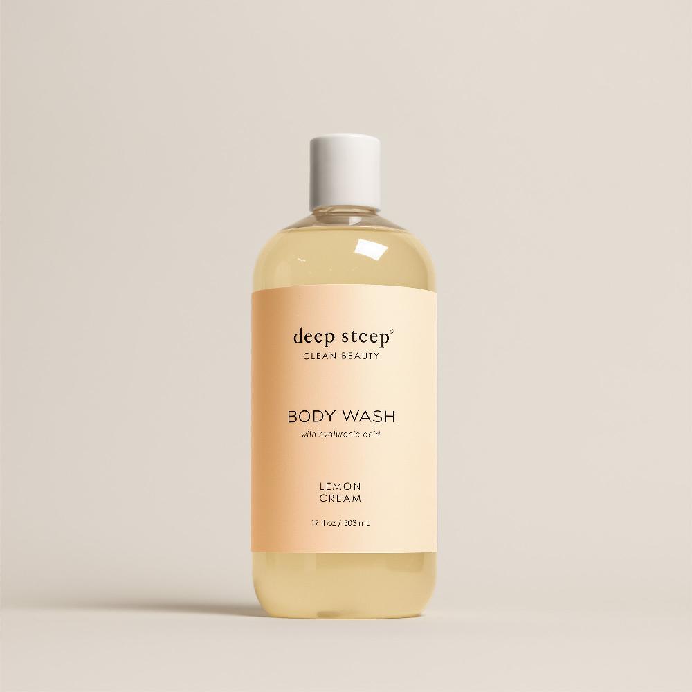 deep steep Lemon Cream Body Wash
