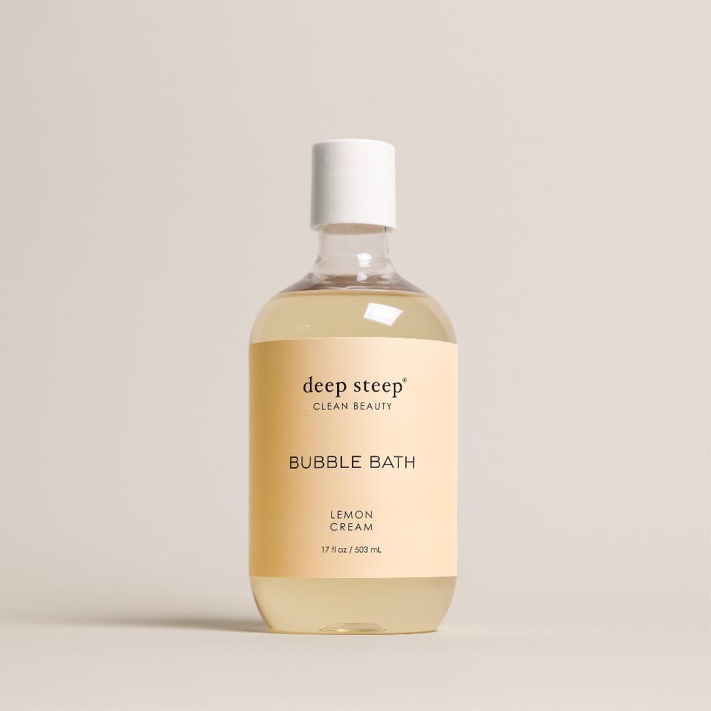 deep steep Lemon Cream Bubble Bath