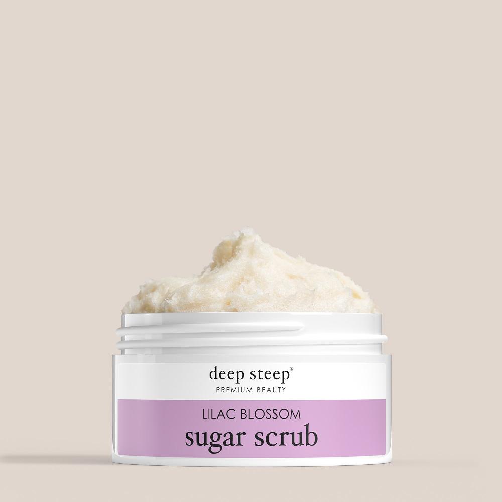 deep steep Lilac Blossom Sugar Scrub