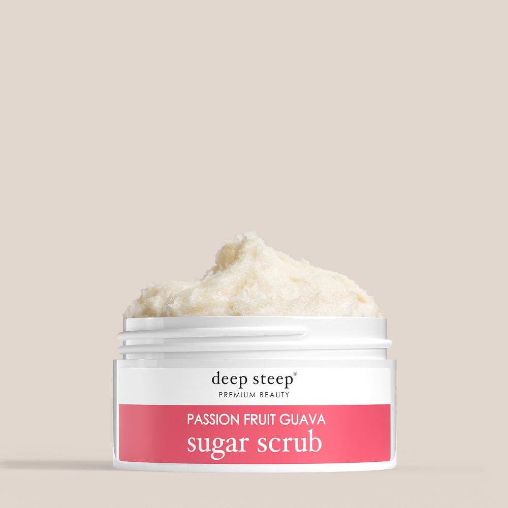 deep steep Passion Fruit Guava Sugar Scrub