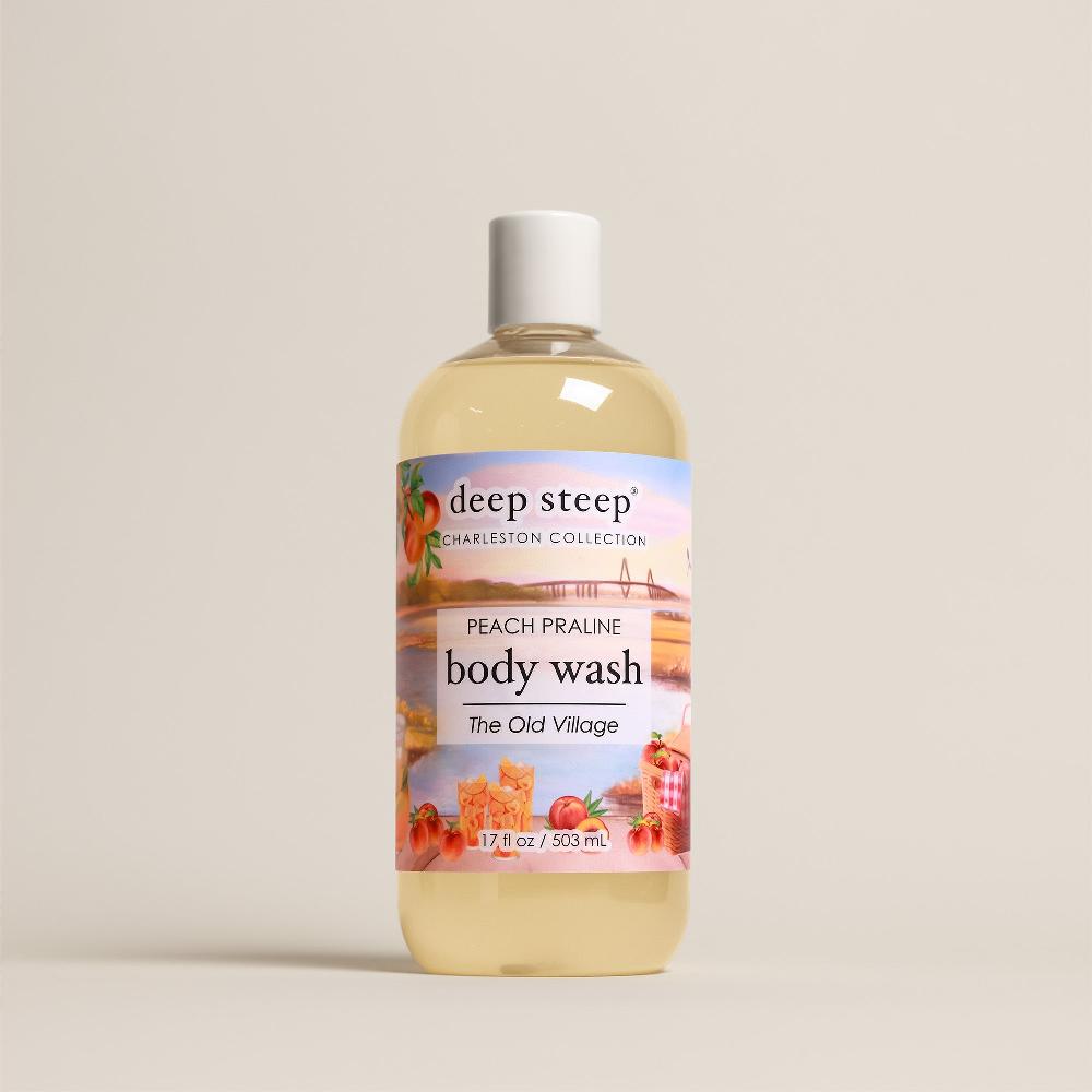 deep steep Peach Praline Body Wash