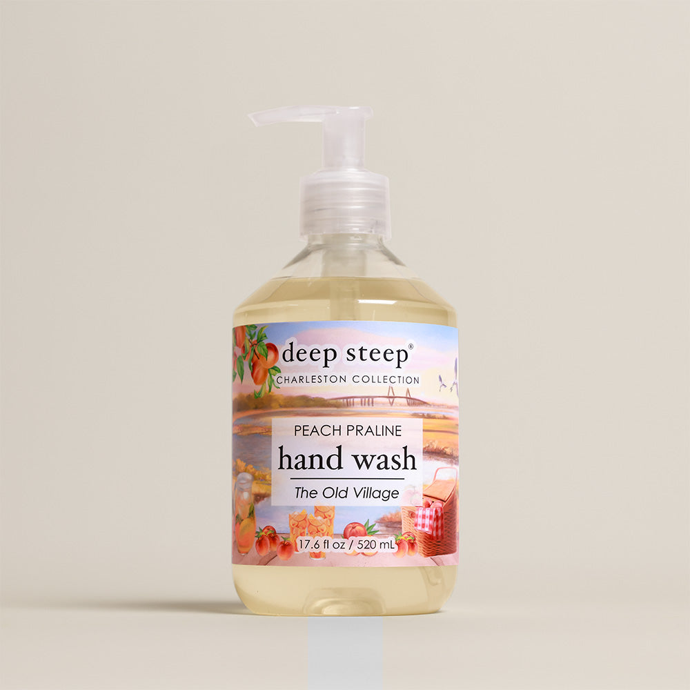 deep steep Peach Praline Liquid Hand Wash