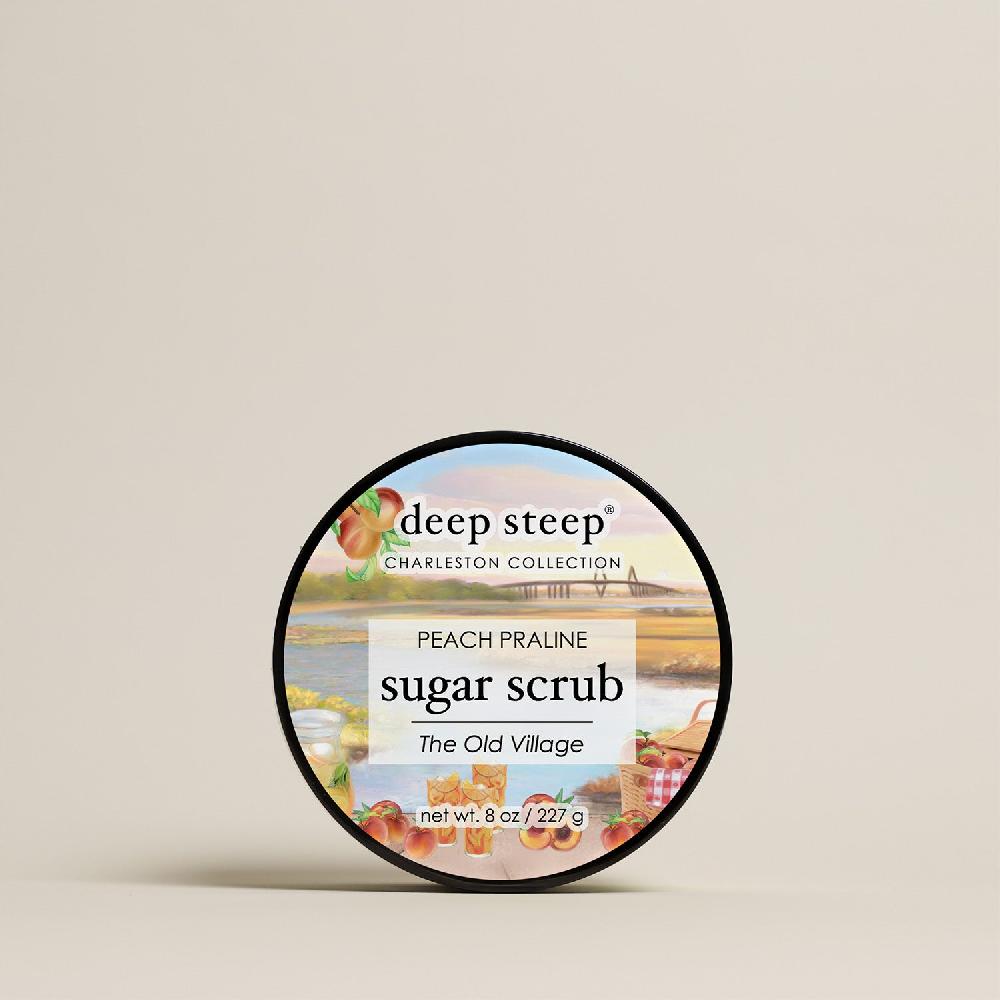 deep steep Peach Praline Sugar Scrub