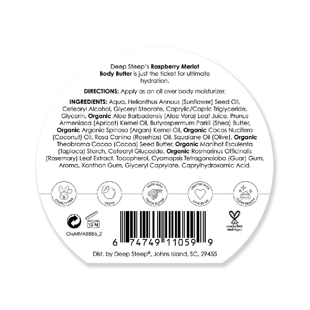 Deep Steep Raspberry Merlot Body Butter