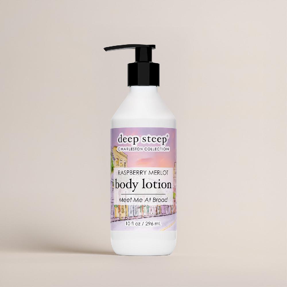 deep steep Raspberry Merlot Body Lotion