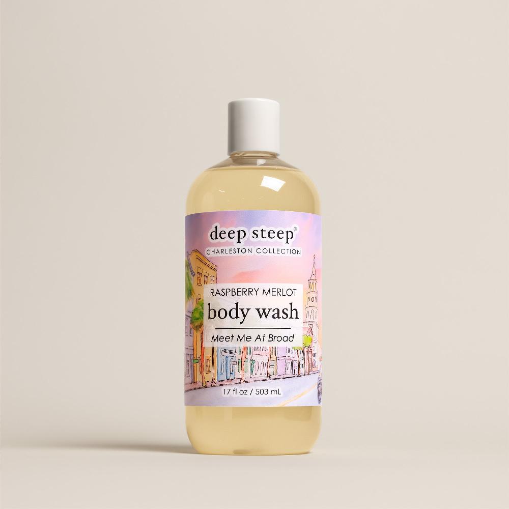 deep steep Raspberry Merlot Body Wash