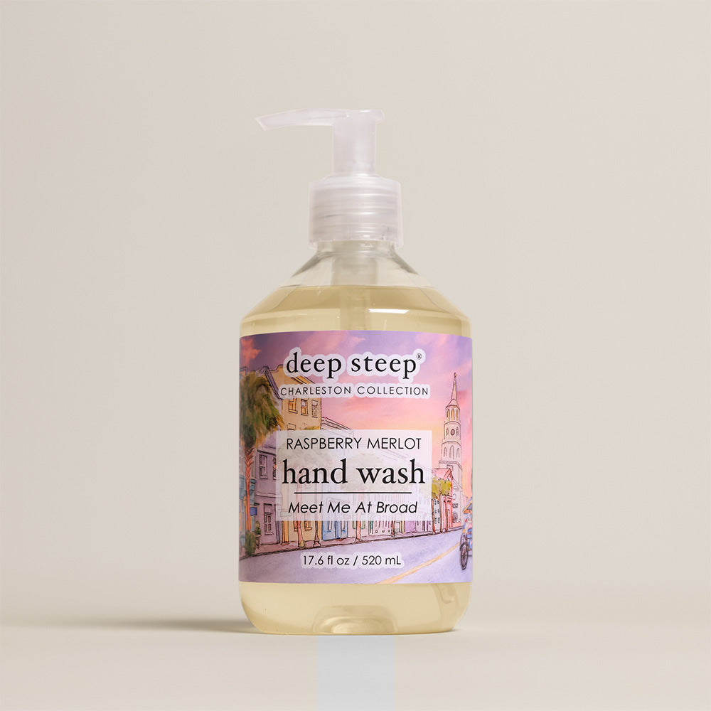 deep steep Raspberry Merlot Liquid Hand Wash