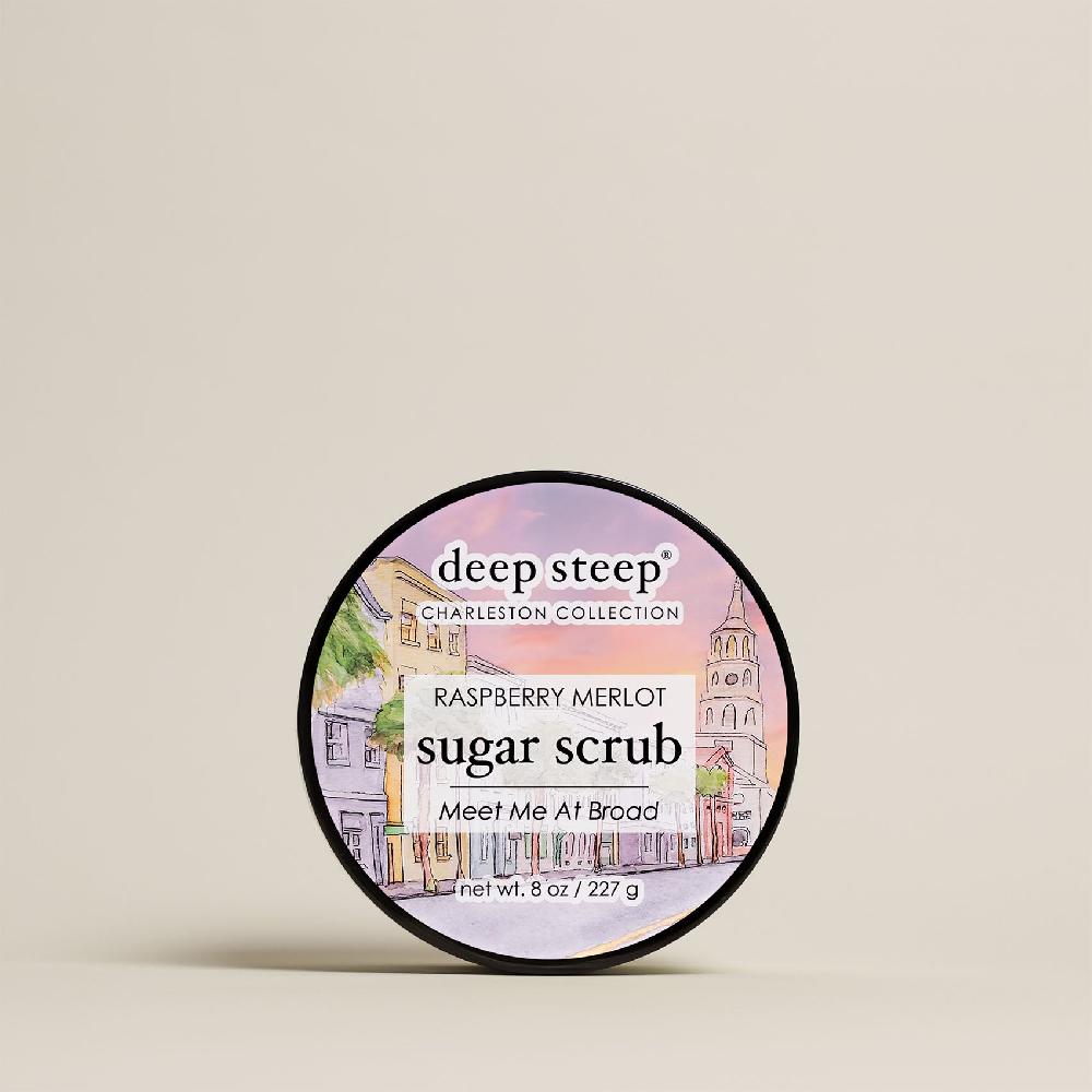 deep steep Raspberry Merlot Sugar Scrub
