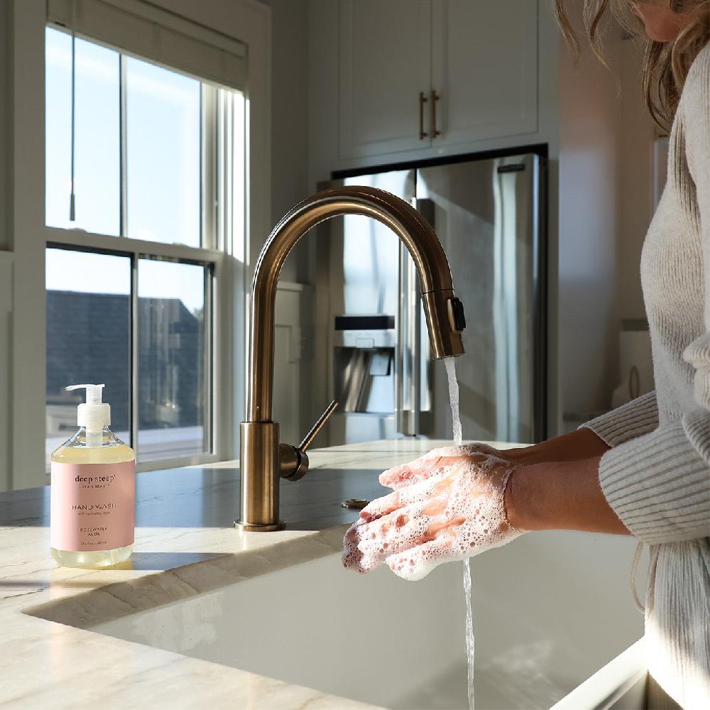 Deep Steep Rosewater Aloe Liquid Hand Wash