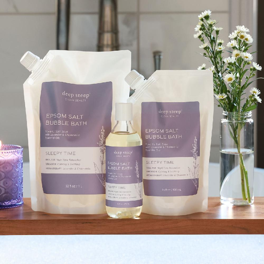 Deep Steep Sleepy Time Epsom Salt Bubble Bath