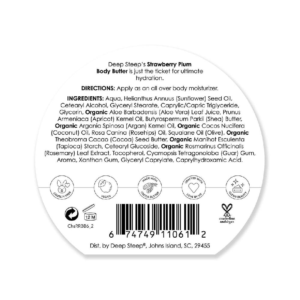 Deep Steep Strawberry Plum Body Butter