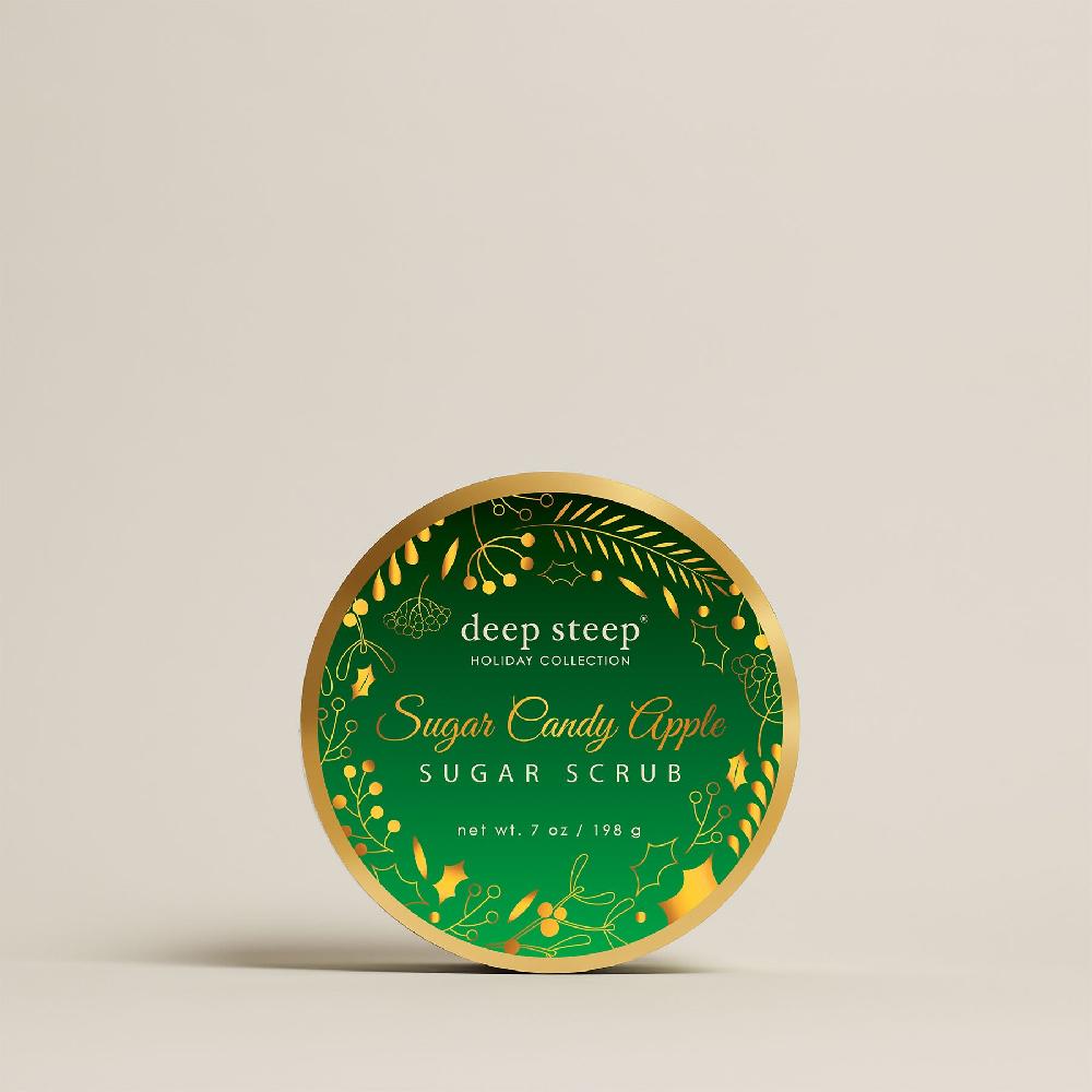 deep steep Sugar Candy Apple Holiday Sugar Scrub