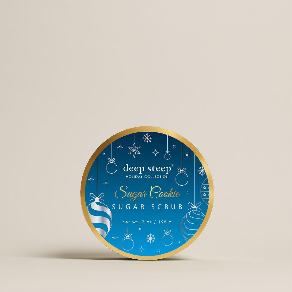 deep steep Sugar Cookie Holiday Sugar Scrub