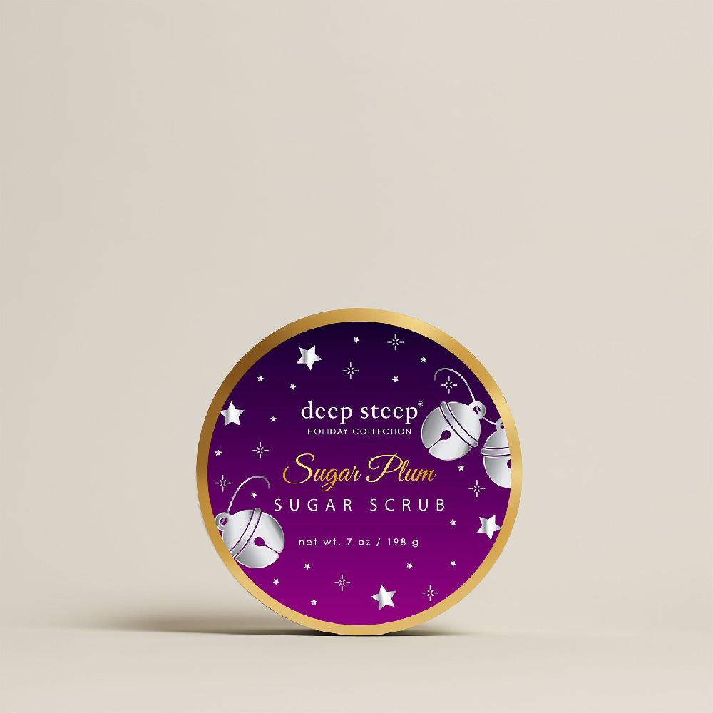 deep steep Sugar Plum Holiday Sugar Scrub