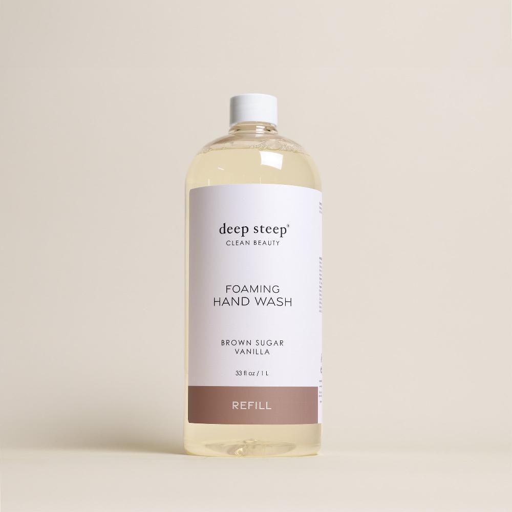 deep steep Foaming Hand Wash - Brown Sugar Vanilla Refill