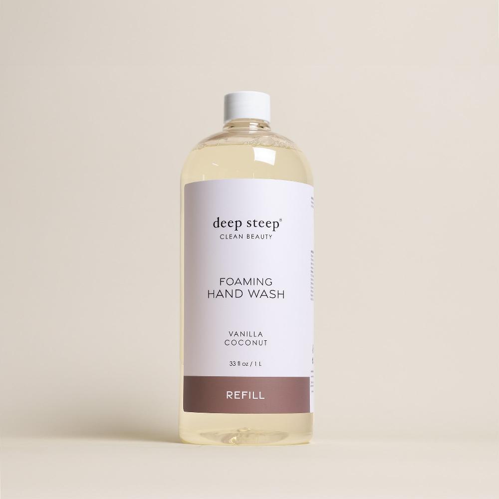 deep steep Foaming Hand Wash - Vanilla Coconut Refill