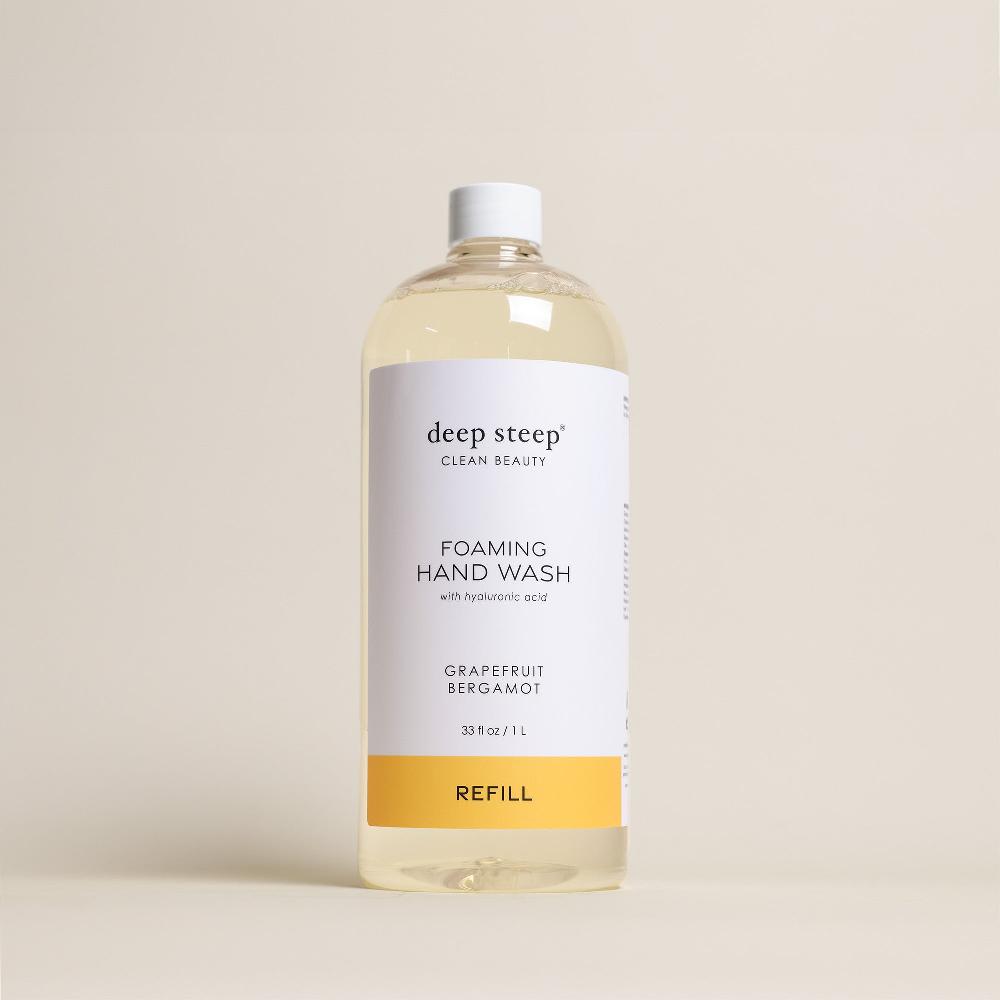 deep steep Grapefruit Bergamot Foaming Hand Wash Refill