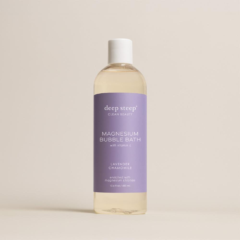 deep steep Lavender Chamomile Magnesium Bubble Bath