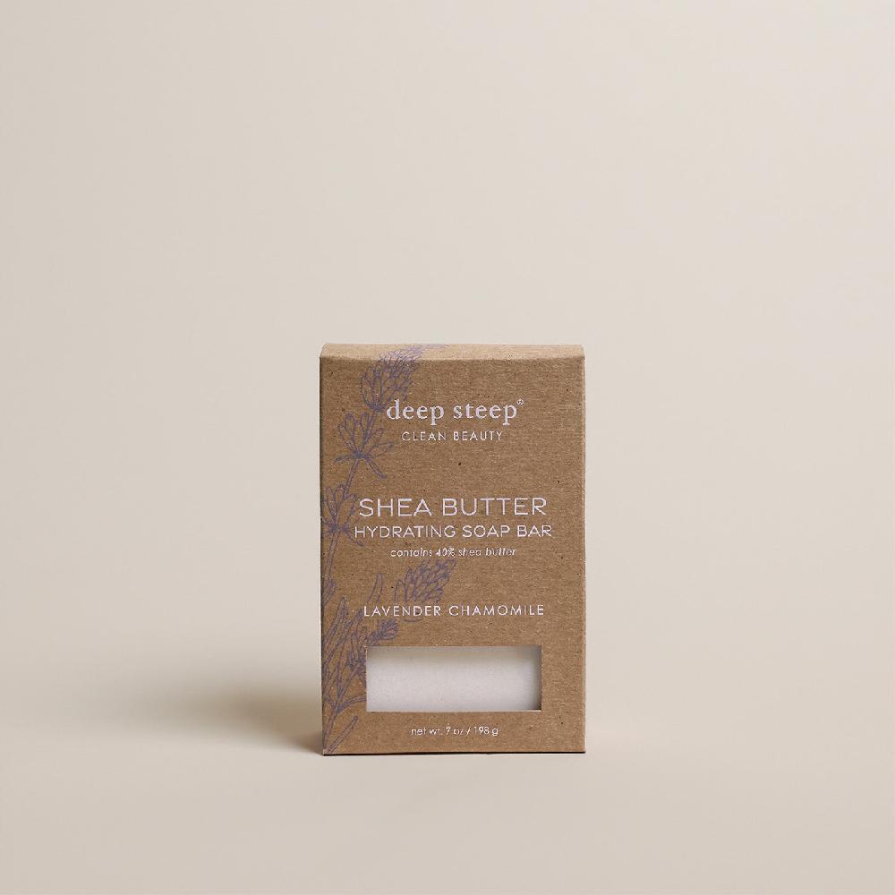 deep steep Lavender Chamomile Shea Butter Hydrating Soap Bar
