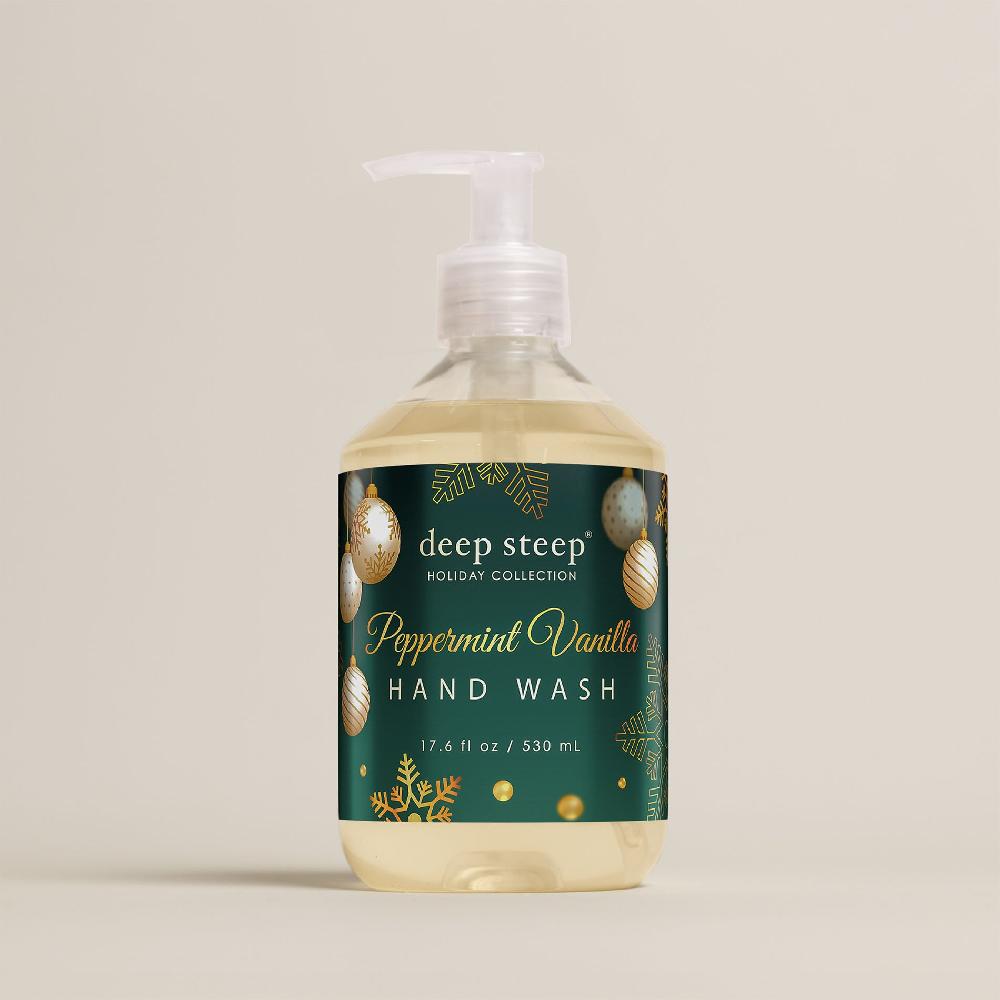 deep steep Peppermint Vanilla Liquid Holiday Hand Wash (Buy 2 Get 40% OFF)