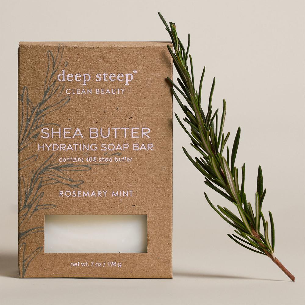 Deep Steep Rosemary Mint Shea Butter Hydrating Soap Bar