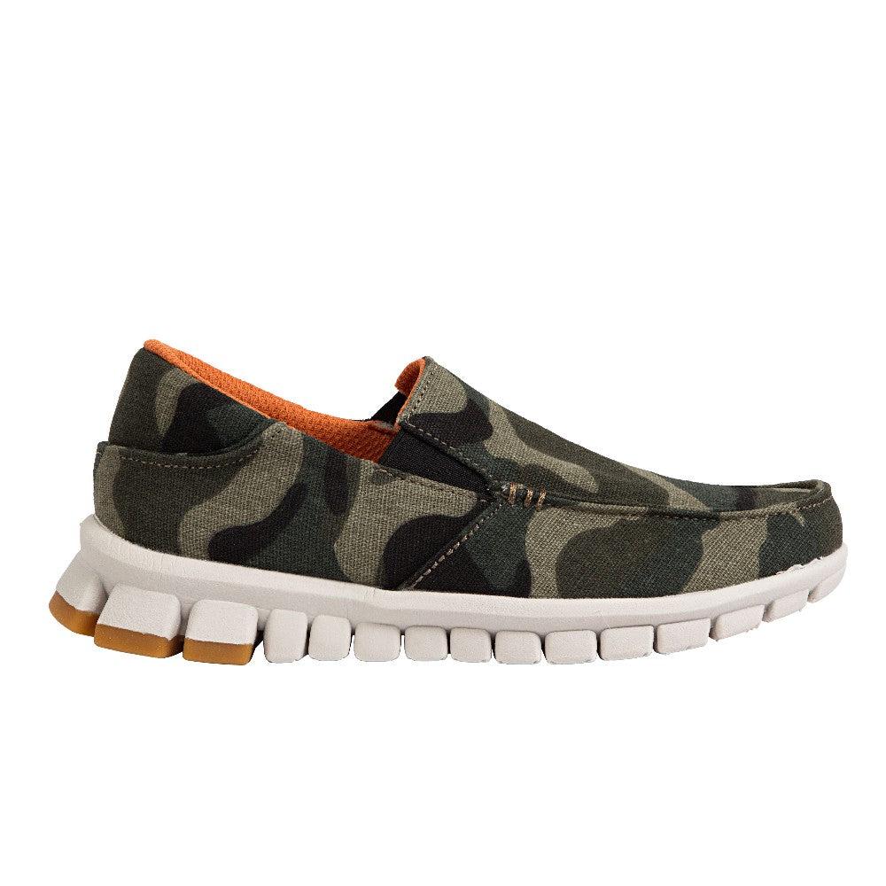 Deer Stags Deer Stags Melvin Jr Slip On Loafer In Green/Orange Camo