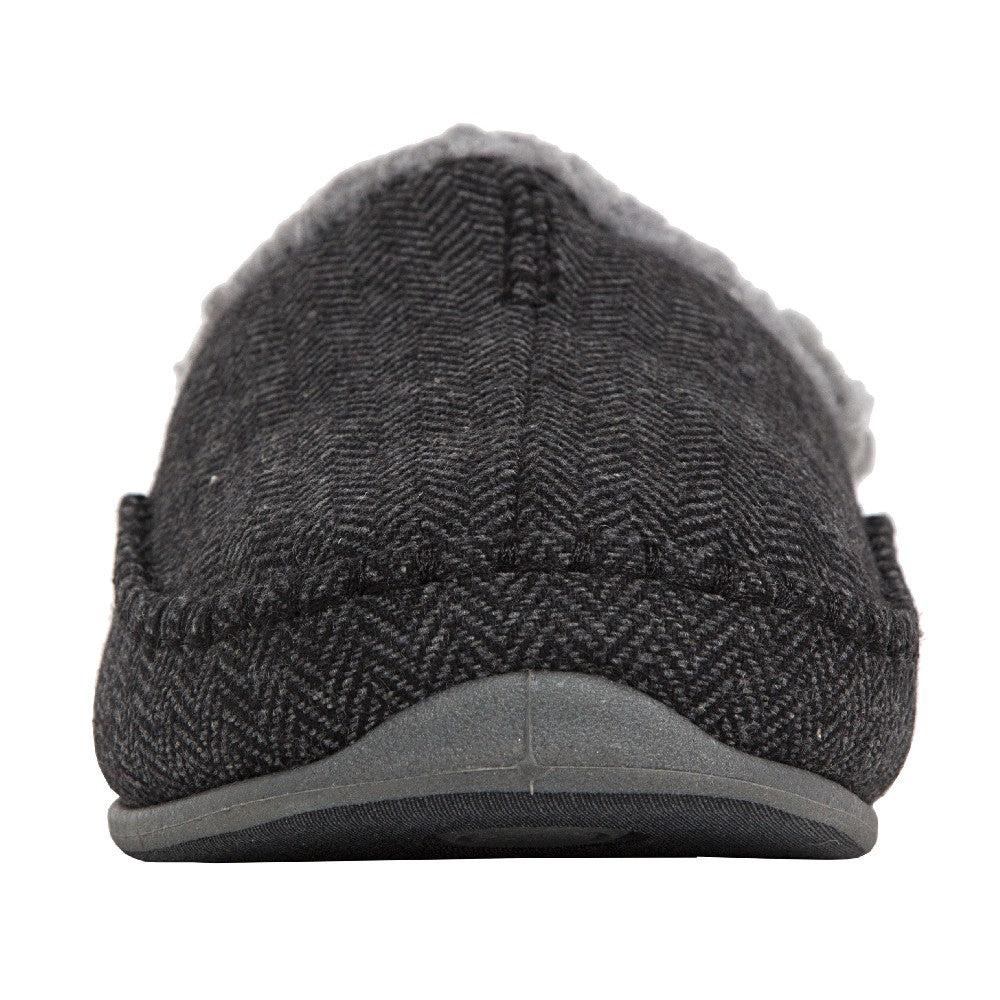 Deer Stags Deer Stags Nordic Unisex Slipper In Black Tweed