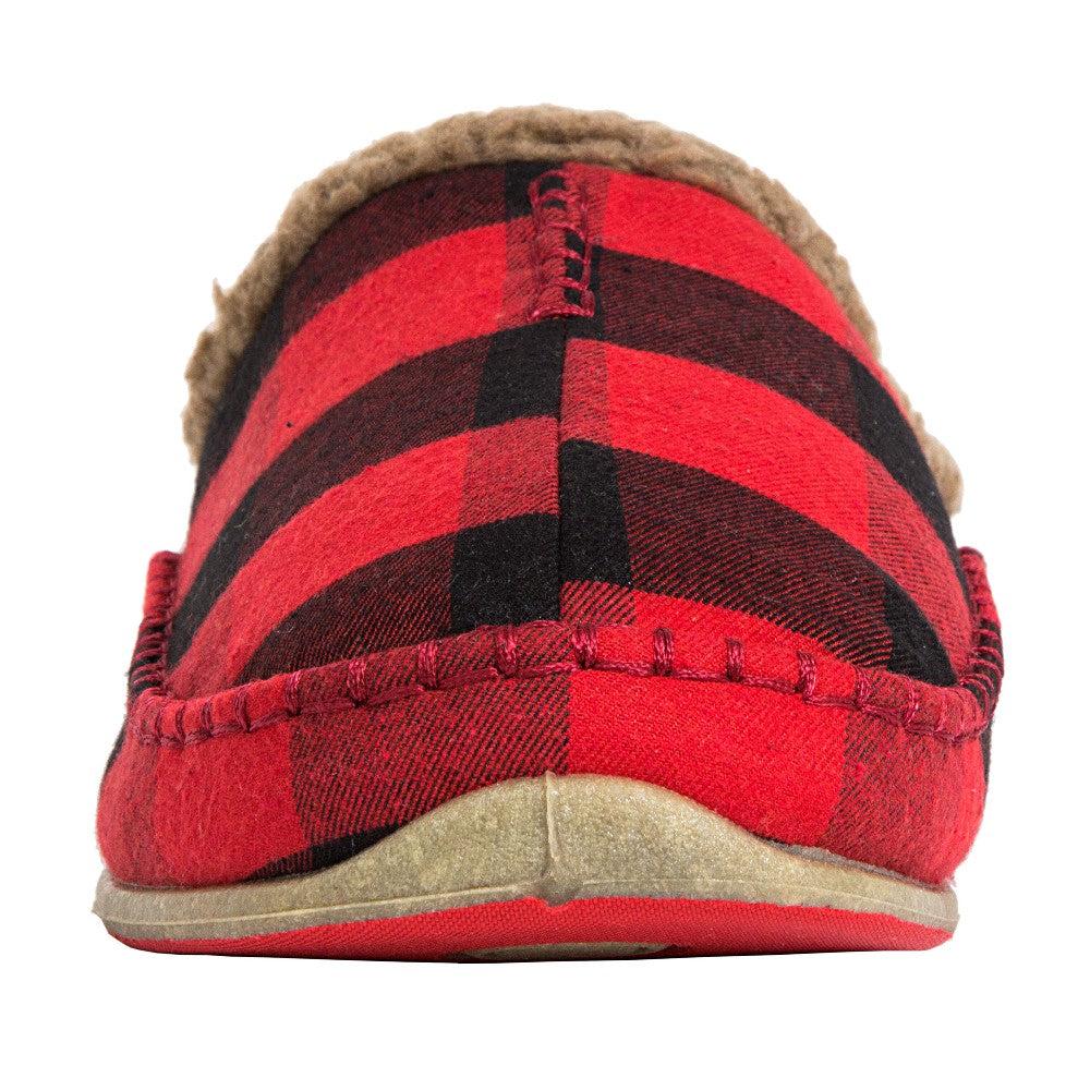 Deer Stags Deer Stags Nordic Unisex Slipper In Red/Black
