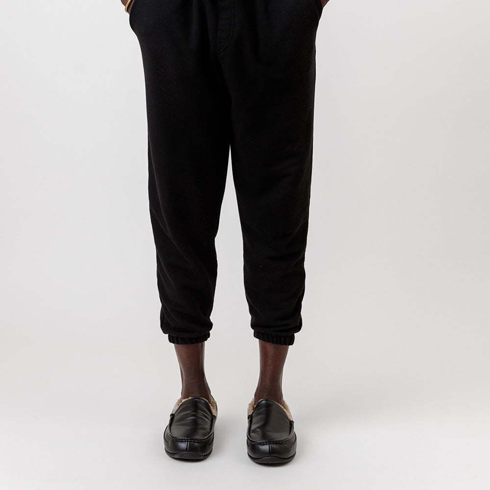 Deer Stags Deer Stags Spun Unisex Slipper In Black Faux Leather