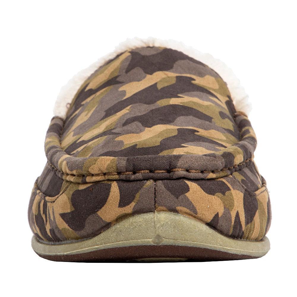 Deer Stags Deer Stags Spun Unisex Slipper In Brown Camo