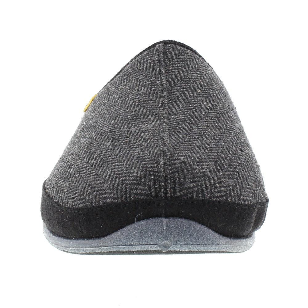 Deer Stags Deer Stags Wherever Unisex Slipper In Black Tweed