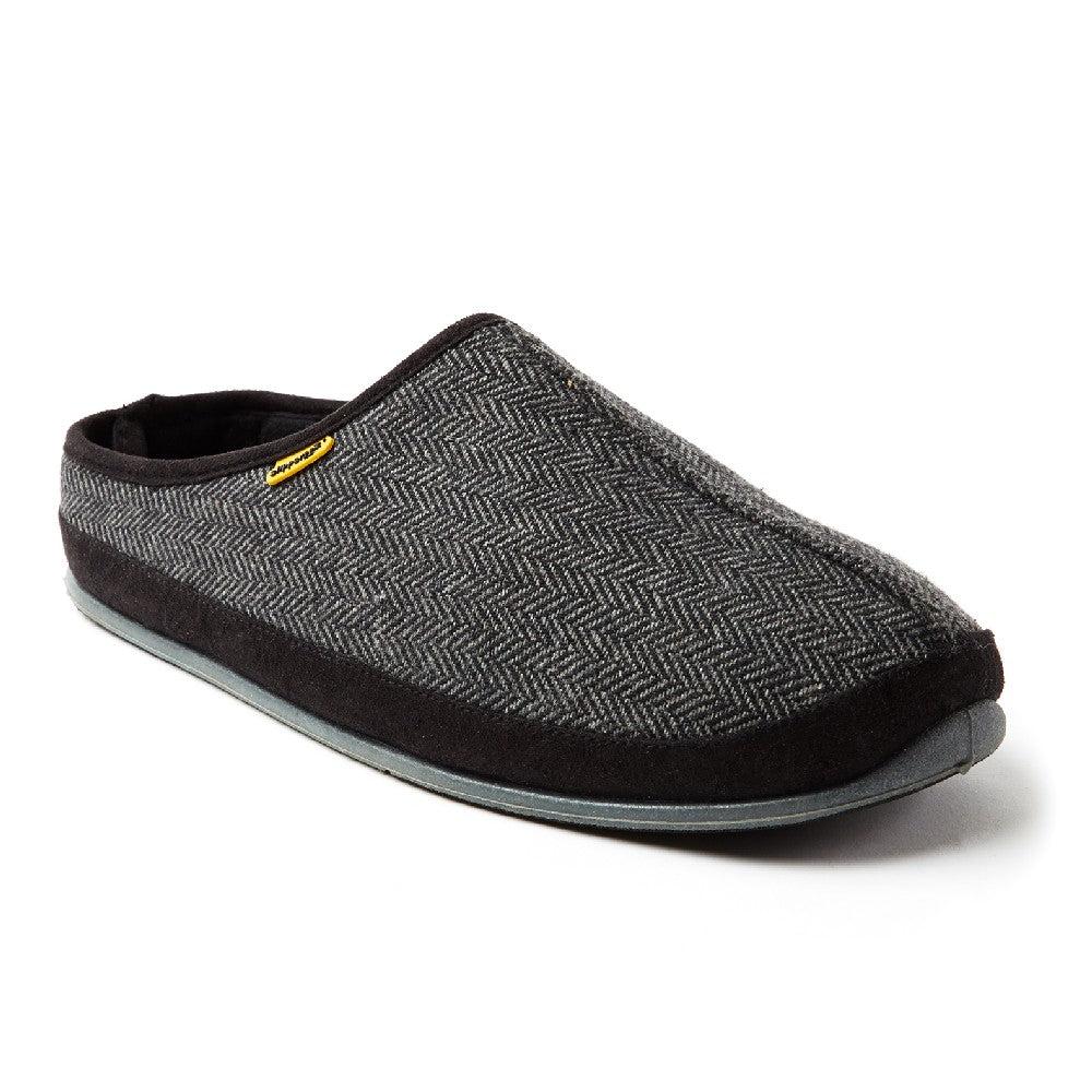 deer stags Deer Stags Wherever Unisex Slipper in Black Tweed