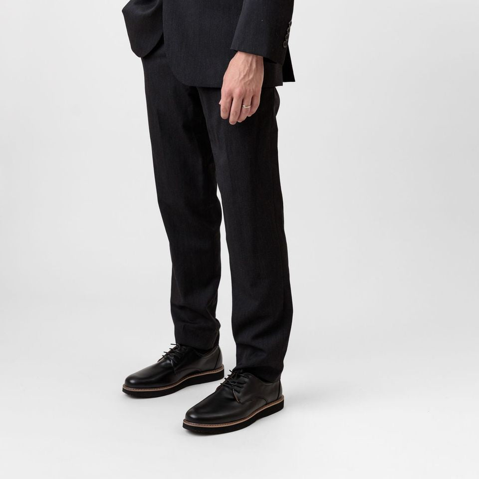 Deer Stags Men's Walkmaster Plain Toe Oxford In Black - Classic SUPRO