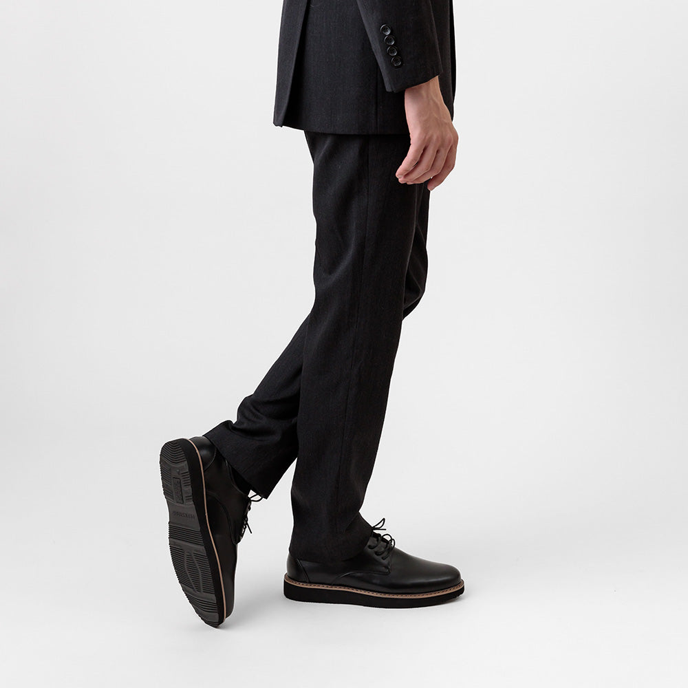 Deer Stags Men's Walkmaster Plain Toe Oxford In Black - Classic SUPRO